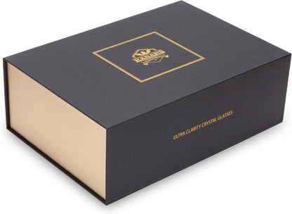 Whisky Gläser Set 6-tlg. Luxus Kristallglas Whiskey Geschenk 300ml