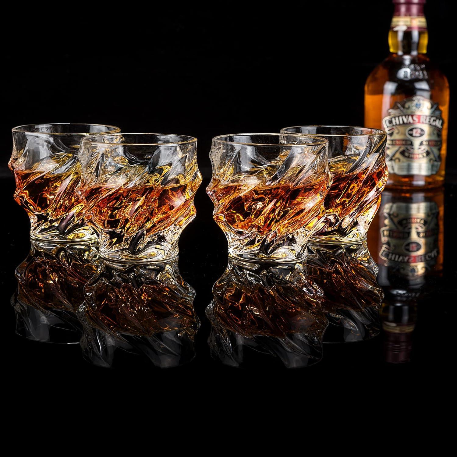 Whisky Gläser Kristall 4-teilig 260 ml Luxus Geschenk