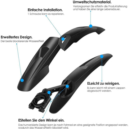 SPGOOD Schutzblech-Set Universal für Fahrrad 24-29 Zoll
