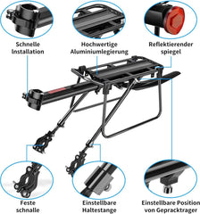 Fahrrad Gepäckträger Set 24-29 Zoll Universal
