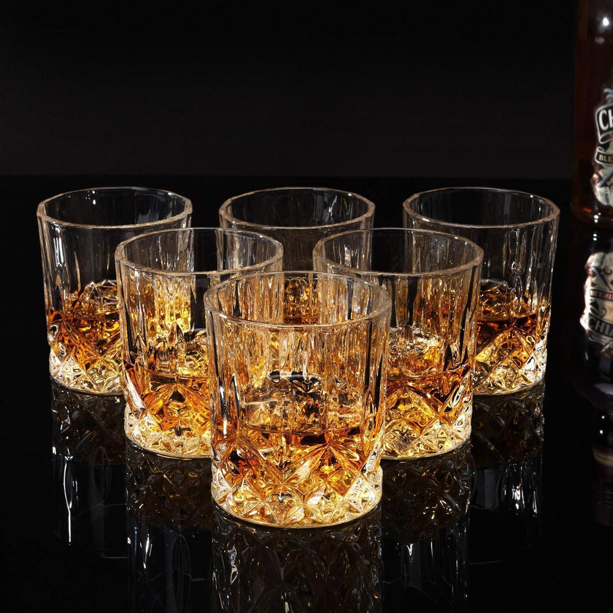 Whiskygläser Kristall 6er Set 300ml Bleifrei Luxus Geschenk
