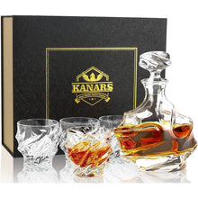 Whisky Karaffe Set mit Gläsern 750ml Dekanter 5-teilig