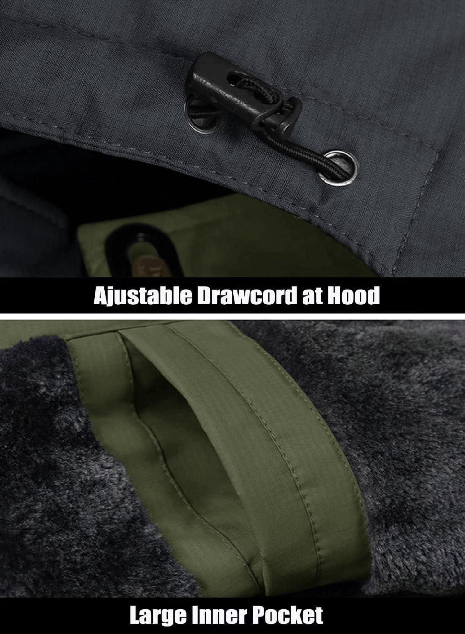 Winterjacke Herren MAGCOMSEN Warm Wasserdicht Skijacke Arbeitsjacke