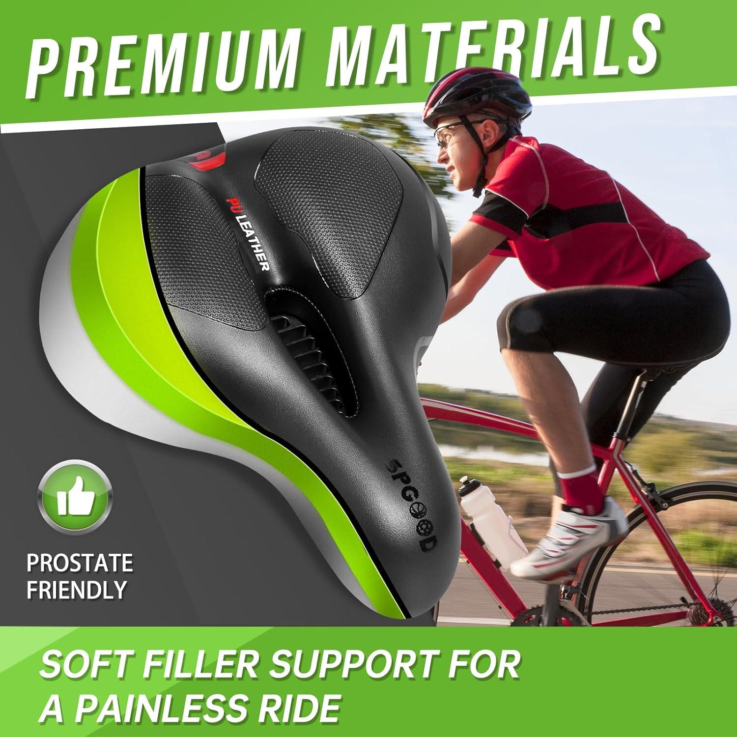 Fahrradsattel Memory Foam Ergonomisch Atmungsaktiv Wasserdicht 25