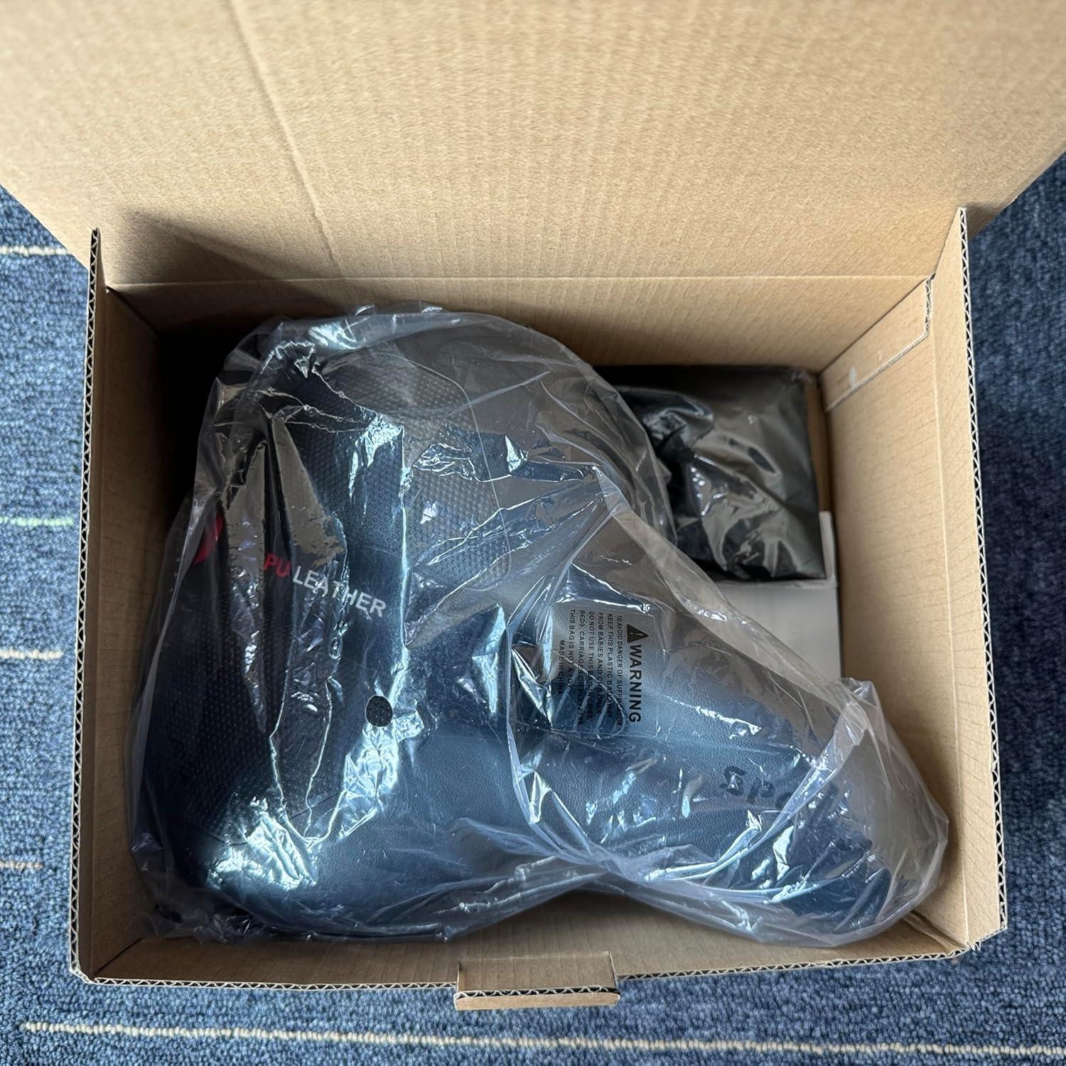 SPGOOD Fahrradsattel Memory Foam Wasserdicht für Damen Herren 25x21cm
