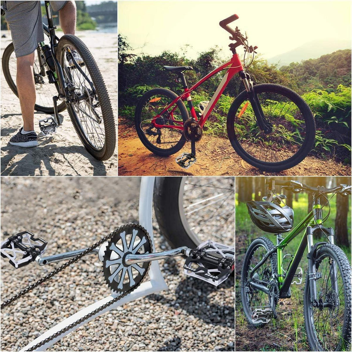 MTB Fahrradpedale CNC Aluminium 3 Lager 9/16"