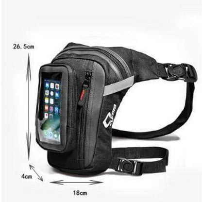 Motorrad Gürteltasche – Beintasche mit Handyfach & großer Kapazität