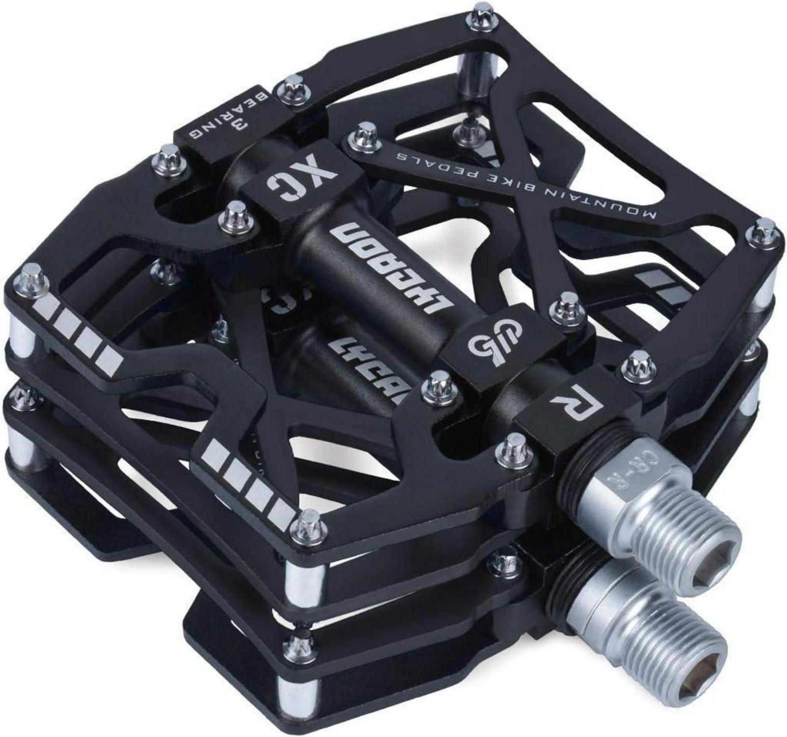 Fahrradpedale rutschfest CNC-Aluminiumlegierung 3 Kugellagerpedale BMX