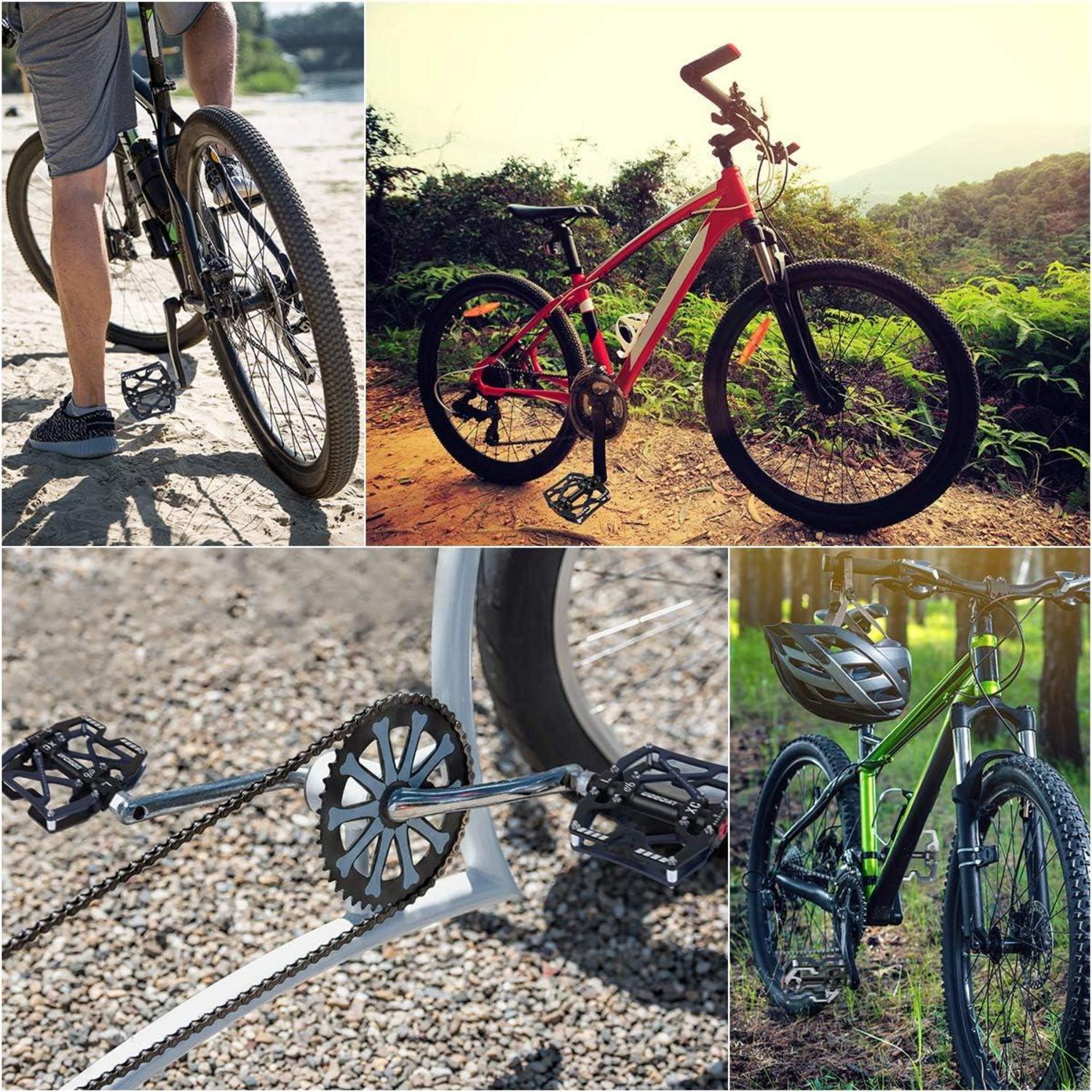 Fahrradpedale rutschfestes Pedal CNC-Aluminium 3 Kugellager BMX MTB