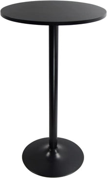 Runder Stehtisch Bartisch Beistelltisch Schwarz 105cm