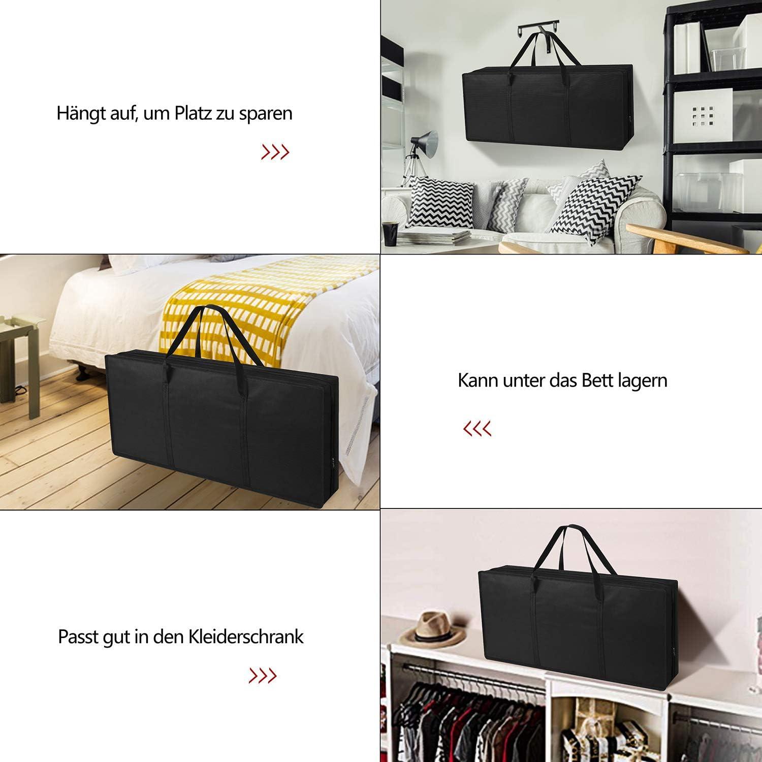 Weihnachtspapier Aufbewahrung Wasserdicht 600D Oxford 3 Fächer 82x13x34cm