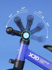 Kinderdreirad Laufrad 4-in-1 Verstellbarer Sitz und Lenker Blue