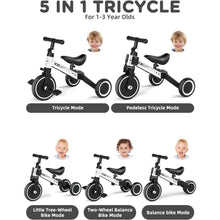Kinderdreirad Laufrad verstellbarer Sitz 3-in-1 Design