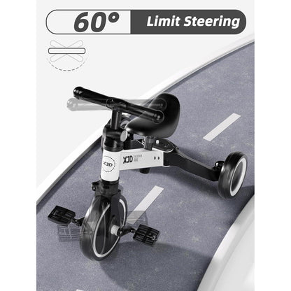 Kinderdreirad Laufrad verstellbarer Sitz 3-in-1 Design