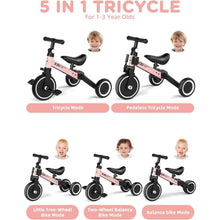 XJD Kinderdreirad Laufrad 4-in-1 für 10-36 Monate Mädchen