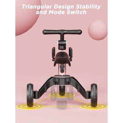 XJD Kinderdreirad Laufrad 4-in-1 für 10-36 Monate Mädchen
