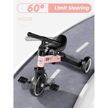 XJD Kinderdreirad Laufrad 4-in-1 für 10-36 Monate Mädchen