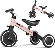 XJD Kinder Dreirad Laufrad Kinderdreirad Verstellbarer Sitz & Pedal