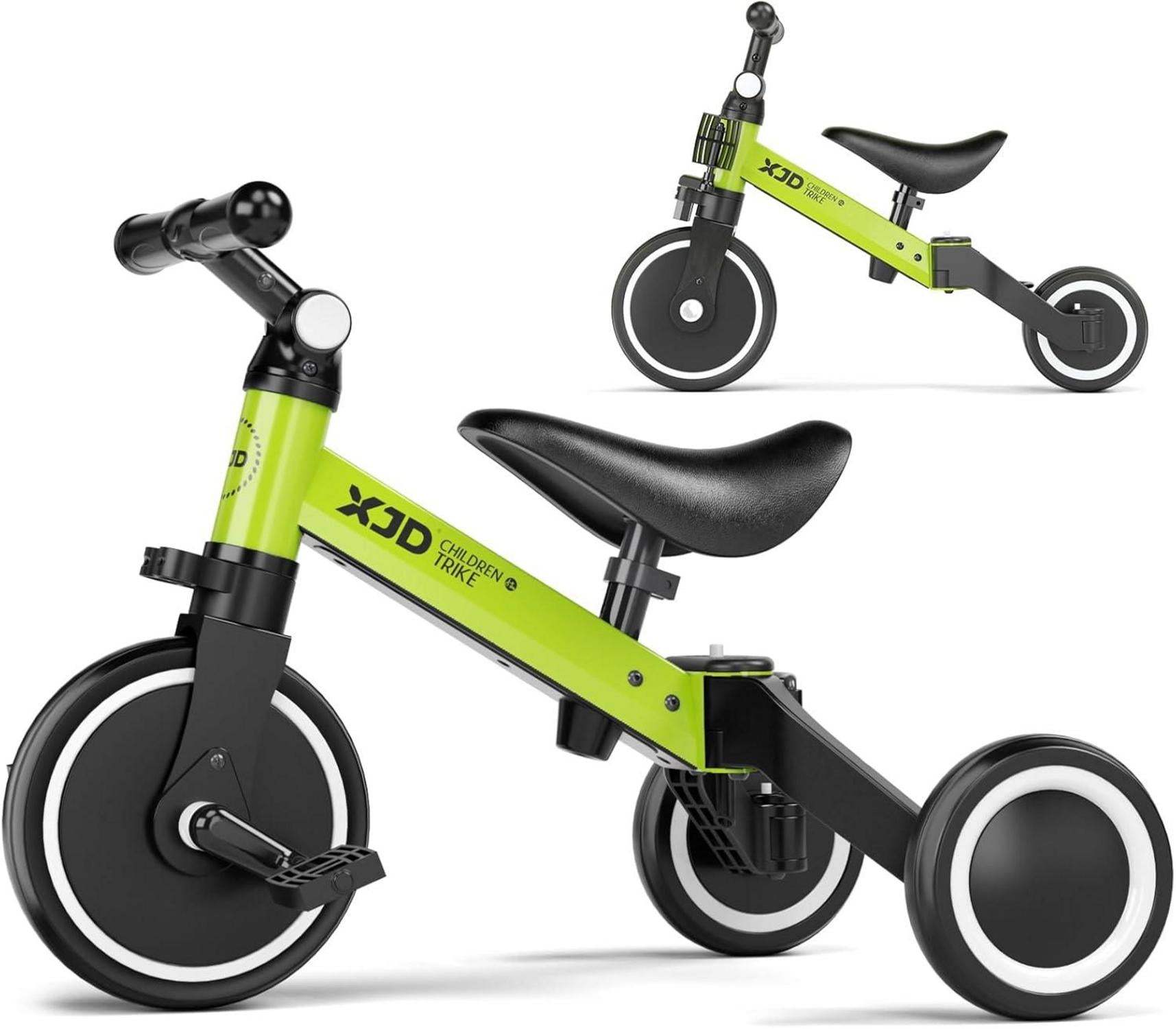 Kinder Dreirad Laufrad Verstellbarer Sitz Abnehmbares Pedal