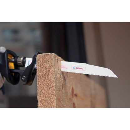 Säbelsägeblätter 225mm 8+10TPI 5 Stück für Holz und Metall