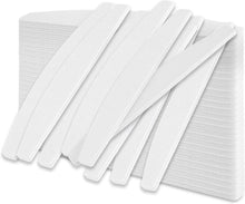 50 Stück Nagelfeilen 100/180 Weiß Profi Doppelseitige Feilen