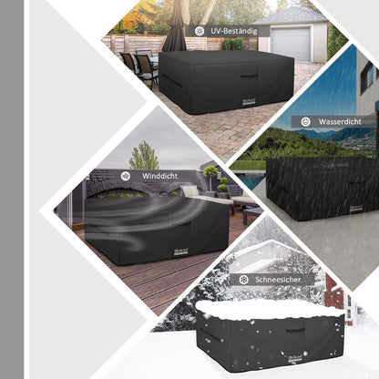Dokon Gartenmöbel Abdeckung 600D Oxford Gewebe, 250x210