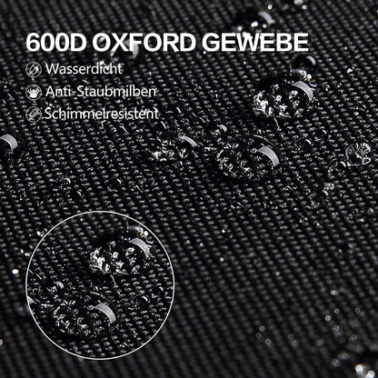 Aufbewahrungstasche für Geschenkpapierrollen - Wasserdicht, UV-beständig, 600D Oxford, Schwarz