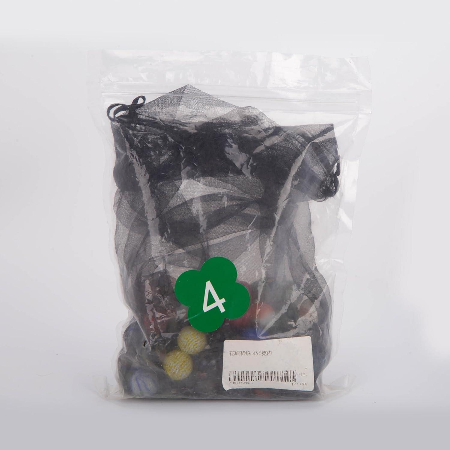 Glasmurmeln Set 80 Stück 15mm Kinder Murmelspiel Bunt Pflanzendeko Kugelbahn