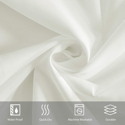 Duschvorhang 150x180cm Antischimmel Polyester Wasserdicht