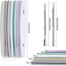 Professionelles Nagelfeile Set Nagelhautschieber Edelstahl