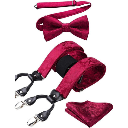 Hosenträger Herren 3,5 cm Stark Clips Y-Form Elastisch 130