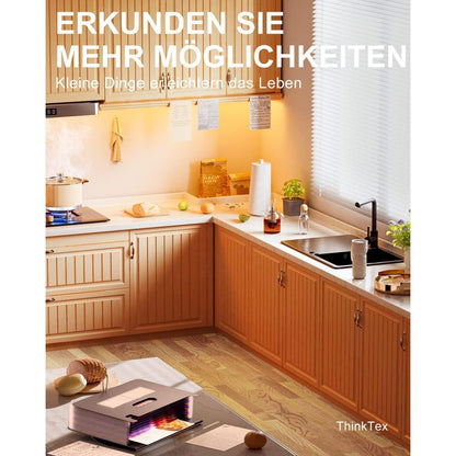 Dokumentenmappe A4 26 Fächer Ordnungsmappe Labeln Organizer Black