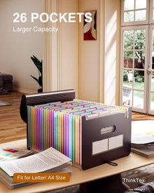 Dokumentenmappe A4 26 Fächer Bunte Sortiermappe Organizer