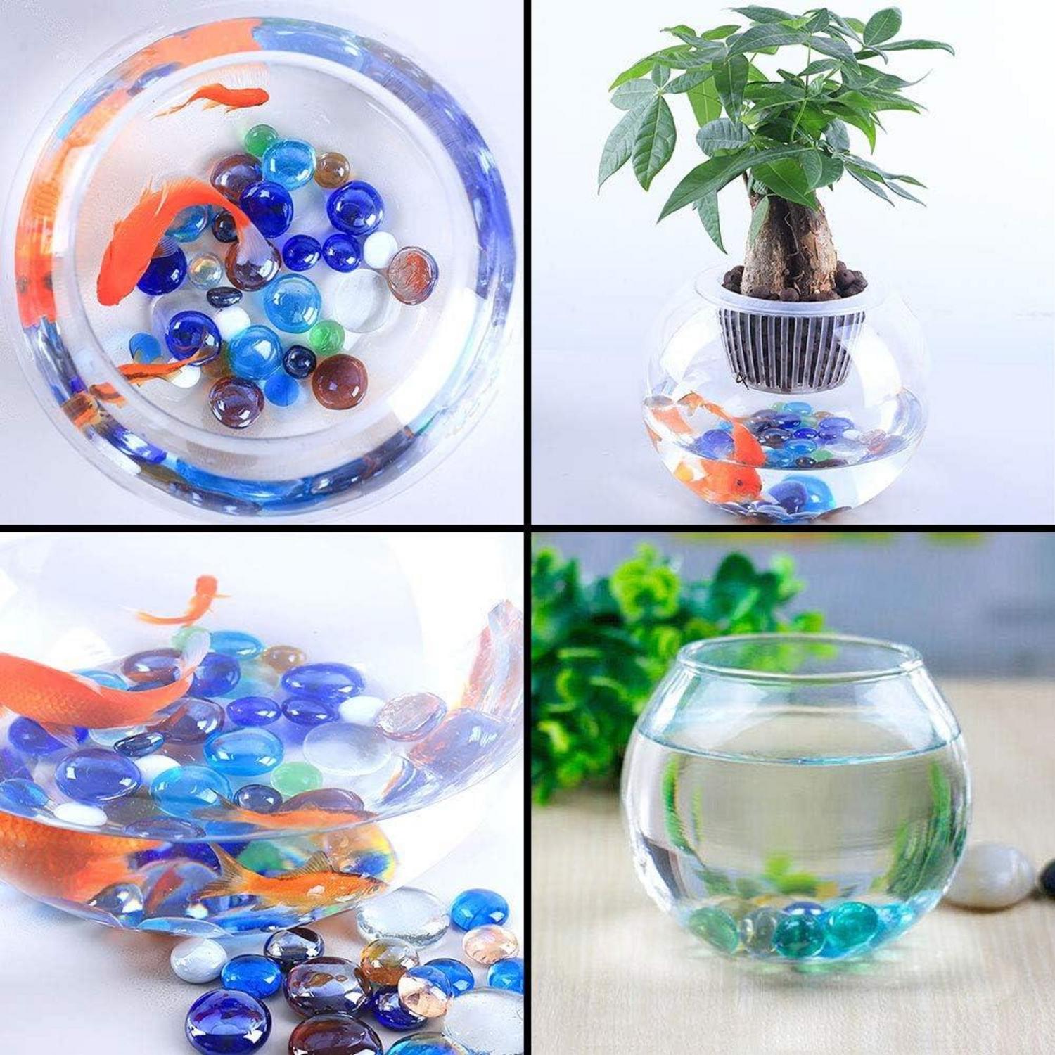 Glasnuggets 900g bunt Glassteine Deko Mosaiksteine ca. 15-20mm