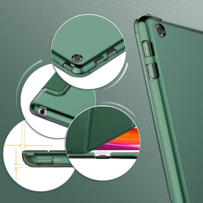 PU Leder iPad 9.7 2018/2017 Hülle Ultra Dünn Grün