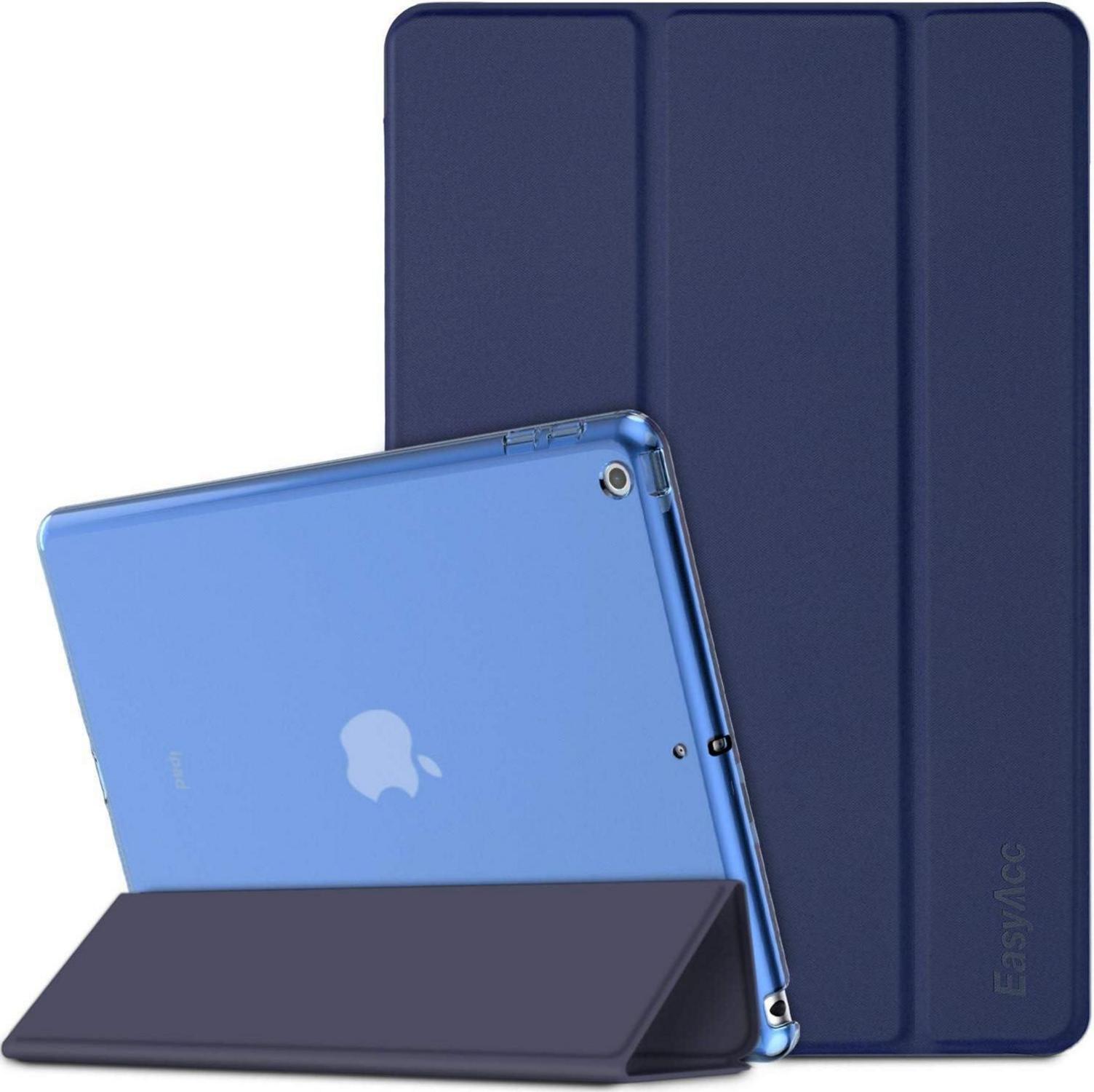 Transparente iPad Hülle für iPad 9.7 2018/6/2017/5 Gen, Dunkelblau