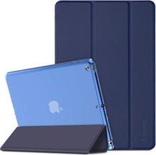 Transparente iPad Hülle für iPad 9.7 2018/6/2017/5 Gen, Dunkelblau