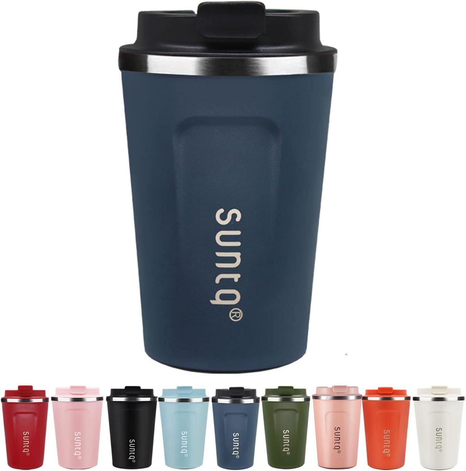 Kaffeebecher to go Edelstahl Thermobecher Doppelwand Isoliert 380ml