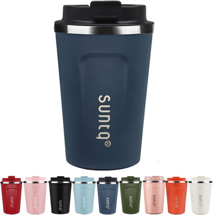 Kaffeebecher to go Edelstahl Thermobecher Doppelwand Isoliert 380ml