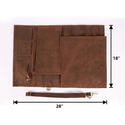 Messertasche Kochmesser 10 Schlitze Aufbewahrungstasche mit