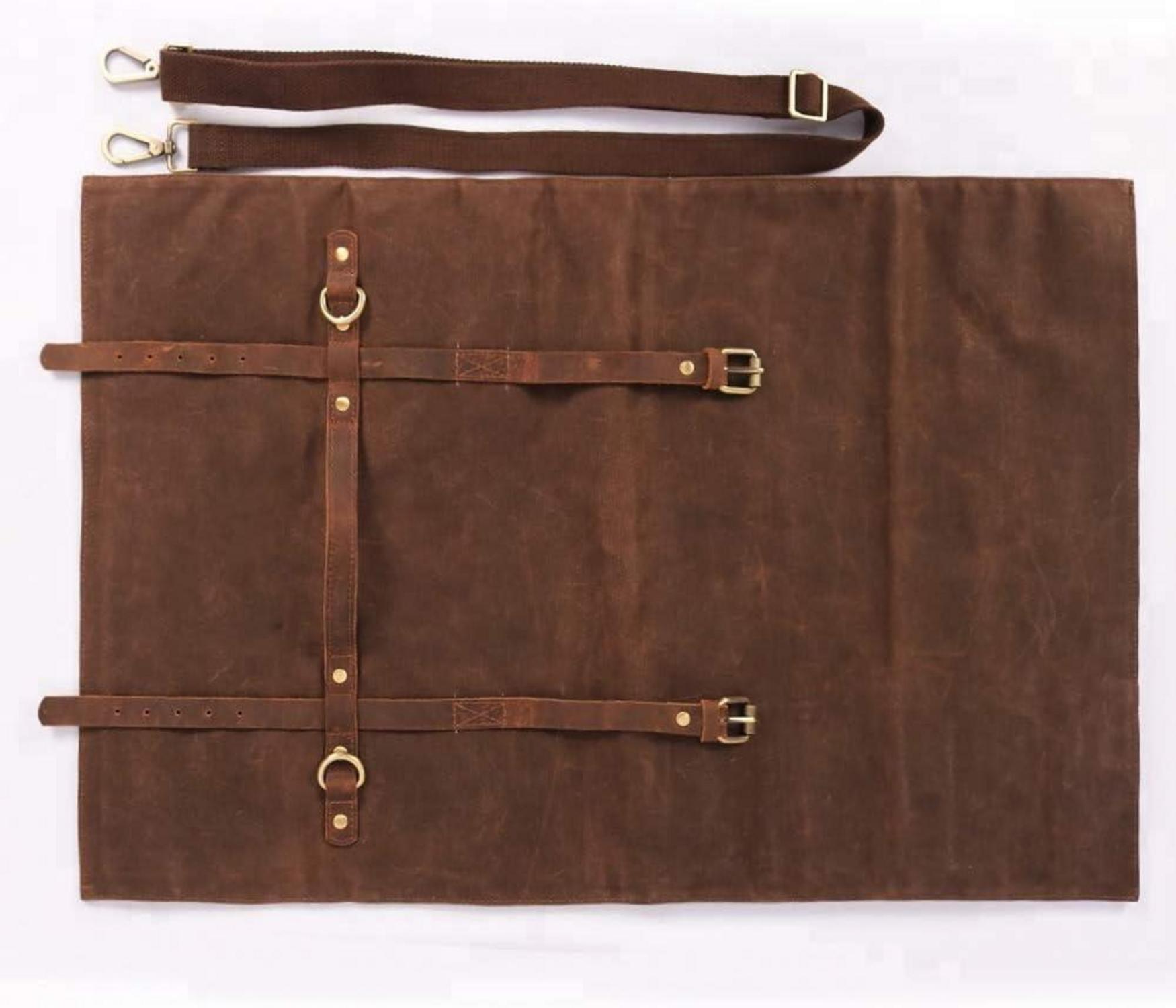 Messertasche Kamel Farbe 10 Schlitze Kochmesser Aufbewahrungstasche
