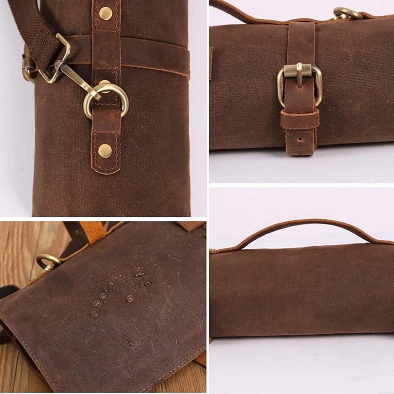Kochmessertasche 10 Schlitze Schultergurt Tragbar