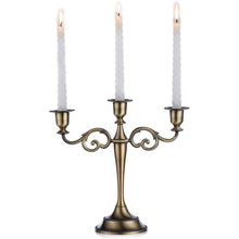 Aluminium Kerzenständer für Esstisch und Haus Deko, Bronze