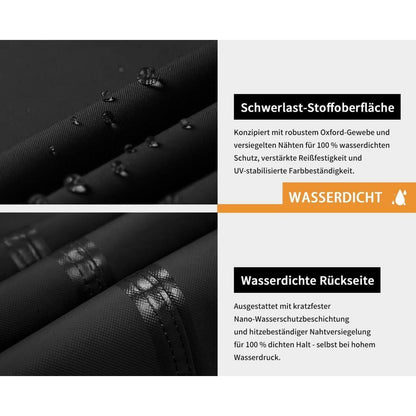Dokon Hollywoodschaukel Abdeckung 3 Sitzer 600D Schwarz