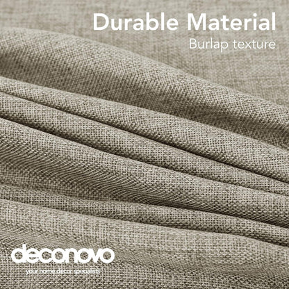 Tischdecke Wasserabweisend Leinenoptik 130x200 cm Polyester