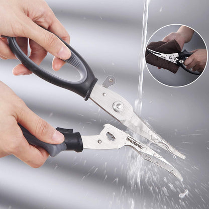 Multifunktions-Küchenschere 25 cm zerlegbar für Hühnerknochen Fleisch Gemüse