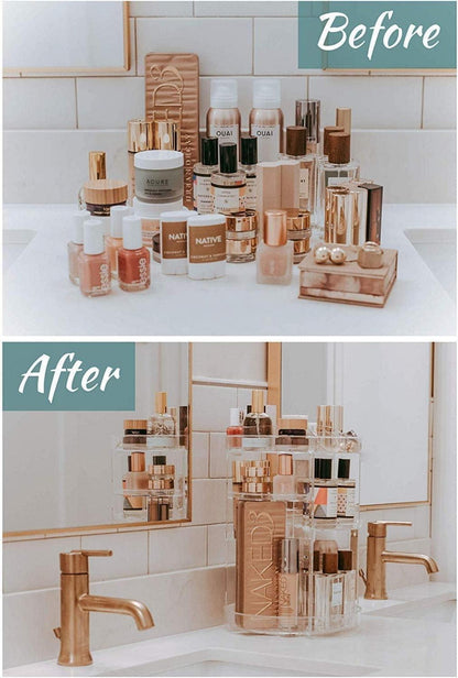 Make up Organizer 6 Schichten 360° drehbar Kosmetikbox