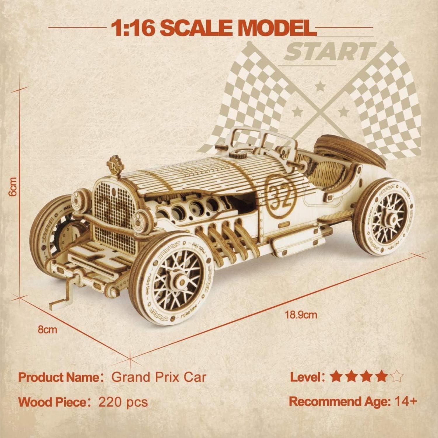 3D Puzzle Holzpuzzle Modellbau Car Holzbausatz Geschenk DIY
