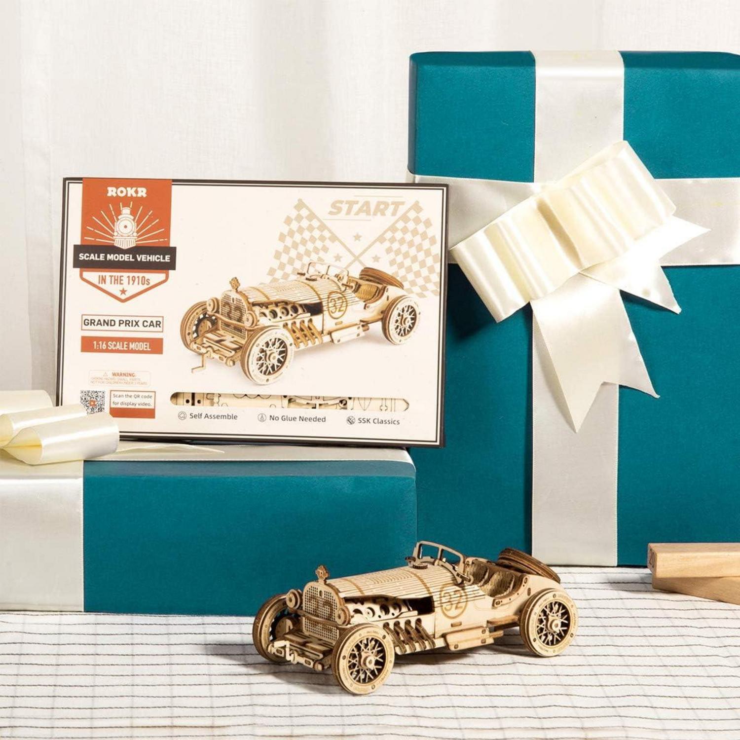 3D Puzzle Holz Auto Modellbau Bausatz Weihnachten DIY Geschenk