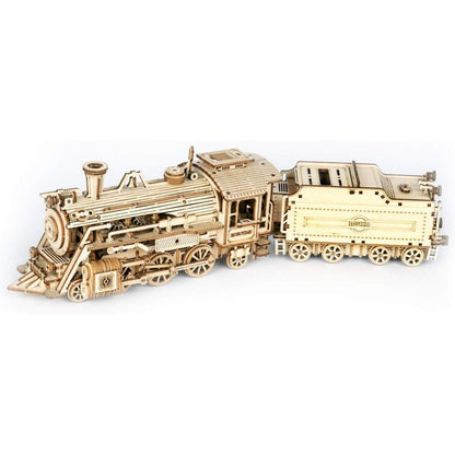 ROKR 3D Puzzle Dampflokomotive Holzbausatz Modellbau Kit